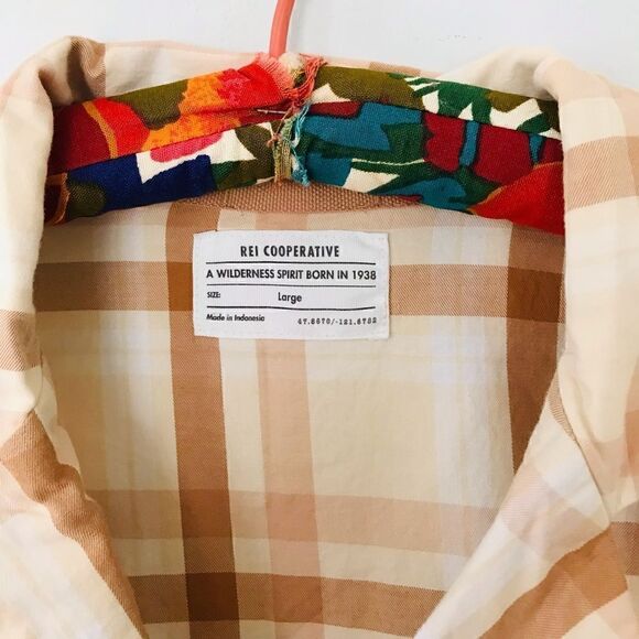 REI | women’s plaid pullover long sleeve top - Picture 2 of 5